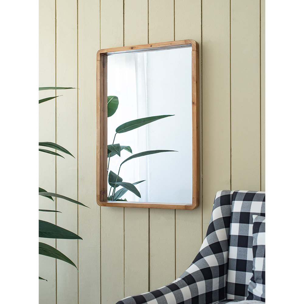 Millwood Pines Atleigh Rectangle Wall Mirror | Wayfair