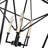 4 - Light Dimmable Lantern Geometric Chandelier