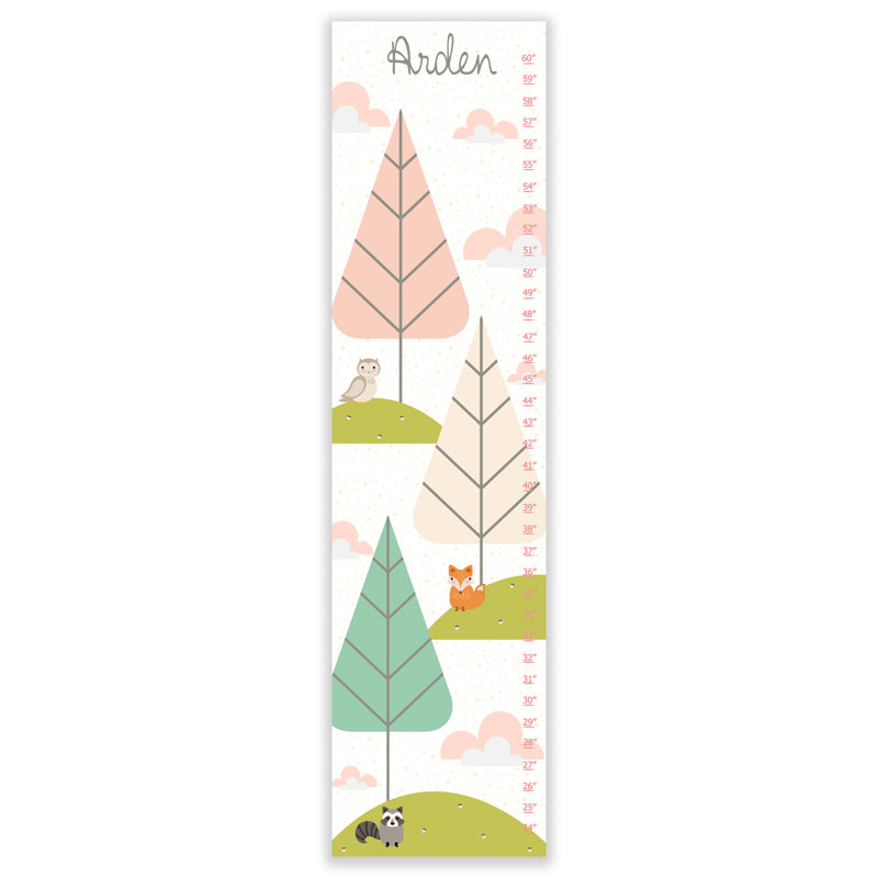 Tableau de croissance personnalisé Sweet Forest Creatures