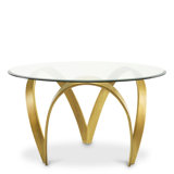 Soquel Round Glass Dining Table