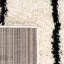 Tapis rayé ivoire / noir Chandless-224294205
