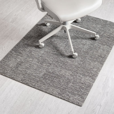 Burlington Gray Straight Rectangular Chair Mat