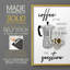 «Coffee is the Response» - Impression encadrée de qualité supérieure - Prêt à accrocher - Aucun clou requis - Aucun clou requis-645421901-645421902