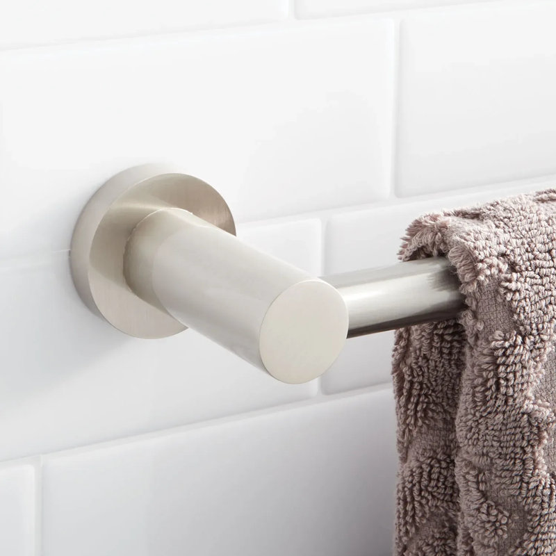 Ceeley 24" Brushed Nickel Wall-Mount Towel Bar