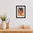 Oksana Floral Still Life No 3 by Treechild Wood Framed Wall Art Print-835686799-835686910