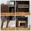 Record Player Stand With 4 Cabinet Holds Up To 220 Albums