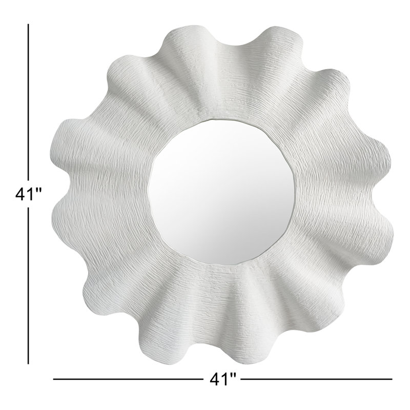 Weekender Round Aluminium Wall Mirror