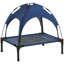 Antwan Elevated Dog Bed Cooling Raised Pet Cot UV Protection Canopy-87785615-87785616