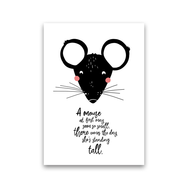 Mouse by Miniofmine - Print, Unframed, 84cm H x 60cm W x 1cm D