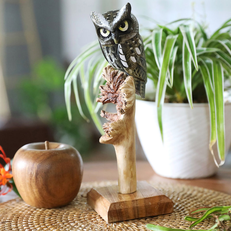 Sculpture en bois Millwood Pines The Owl