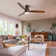 Kemp 52'' 3 -Blade LED Flush Mount Ceiling Fan with Remote Control and Light Kit Included