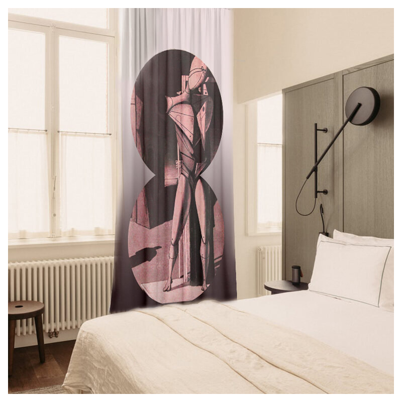 Velvet Blackout Curtain Panel Pair, 59cm Width x 300cm Drop.