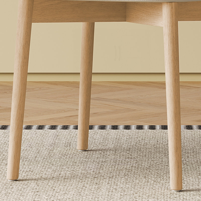 Chaise de salle à manger Mid-Century Modern, Naturel