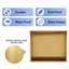 15'' W x 13'' H Bathroom Shower Niche, Stainless Steel Rectangular Wall Niche, Brushed Gold-98468844