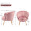 Fauteuil demi-tonneau en velours 28,8 po Raelynn-1432828724