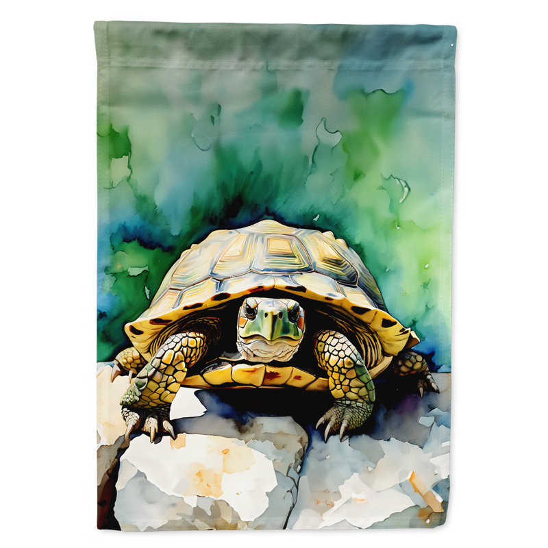 Drapeau de jardin tortues tortues