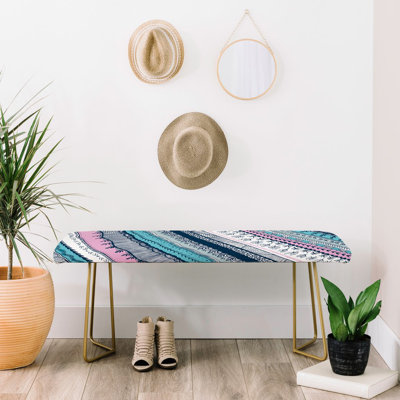 Banc en similicuir Live Free