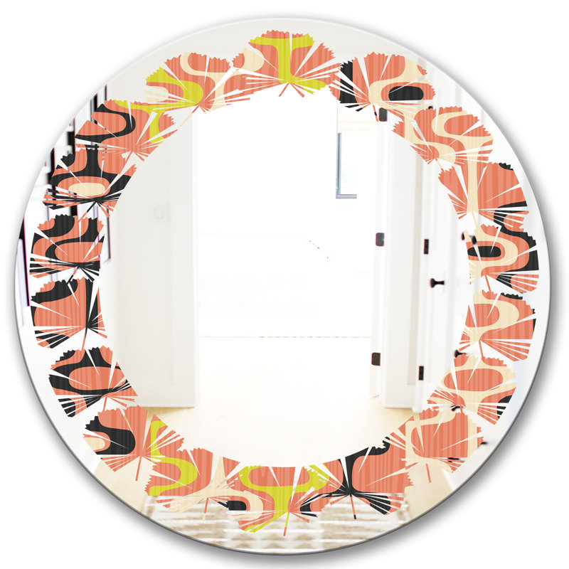 Miroir mural sans cadre abstract design xiii, 31,5 po x 31,5 po