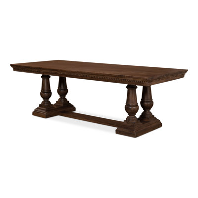 Table de salle à manger à double piédestal Joshua