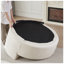Fauteuil demi-tonneau pivotant en chenille l 55 po x P 55 po x H 30 po Welike
