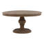47" Mango Solid Wood Pedestal Dining Table-125308500