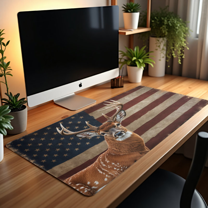 Polyester Desk Pad, 31.5x15.5