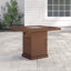 Table foyer au propane en acier Roseleaf