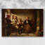 Adolph Tidand "Intérieur d'une cabane norvégienne / Souvenirs de grand-père" - Art mural de qualité musée sur toile tendue-1659939507