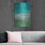Orren Ellis «Green Oasis» par Iris Lehnhardt, art mural en métal-1833730201