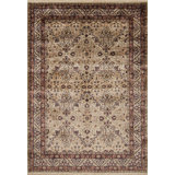 Stately Manor Hand Knotted Wool Area Rug in Wheat/Wheat