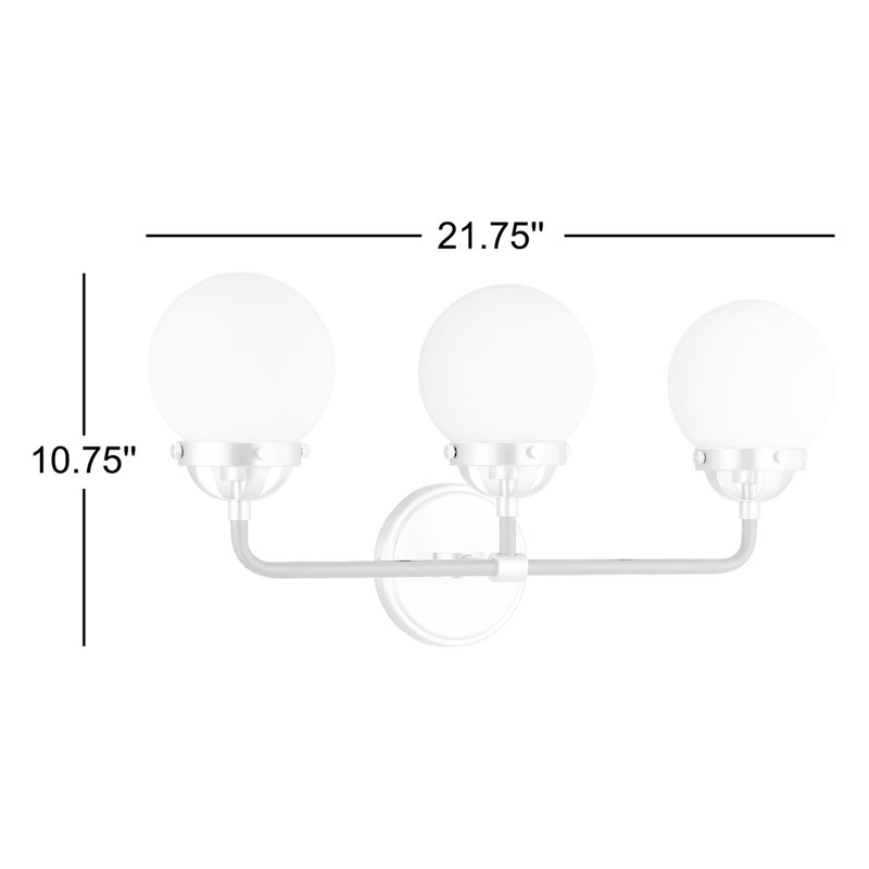 Newport 3 - Light Dimmable Vanity Light, Satin Brass, No 