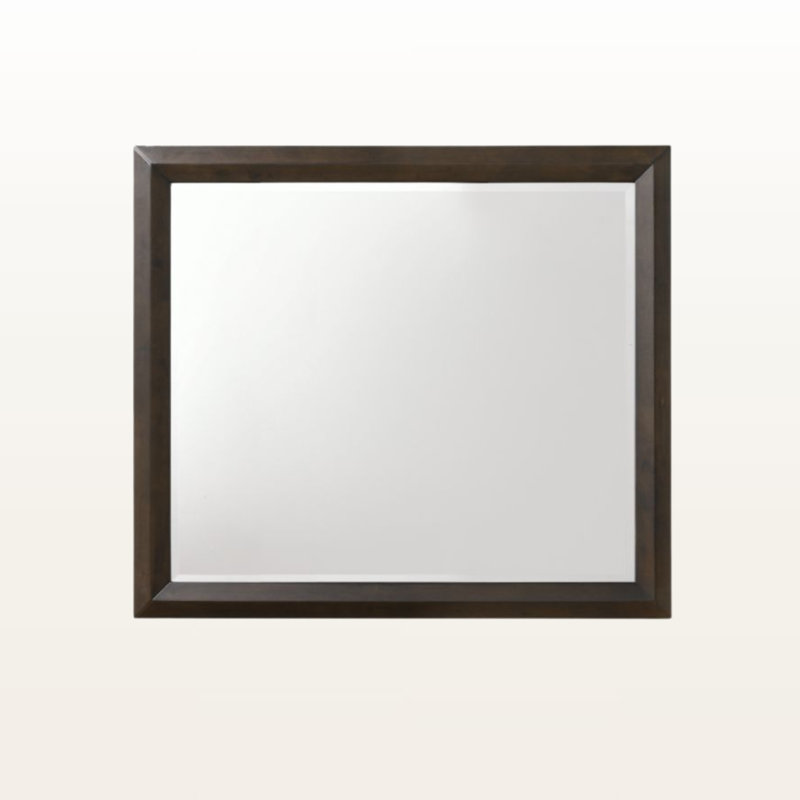 Crest Mirror in Espresso