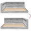 Bookcase Bed Engineered Wood-579053315-579053319