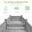 Raised Garden Bed, 72 x 24 x 30 In Wood Planter Box Stand for Backyards, Patios & Balconies with Bed Liner & 300lb Capacity-2110080845