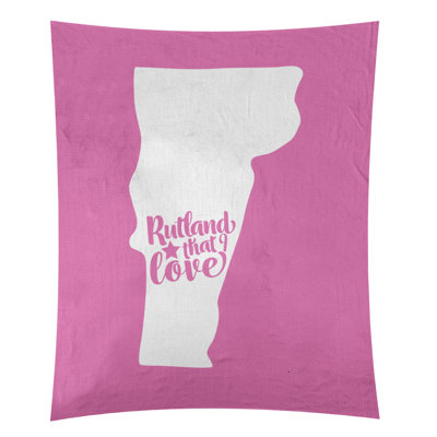 Tapisserie murale «Rutland Vermont Love»