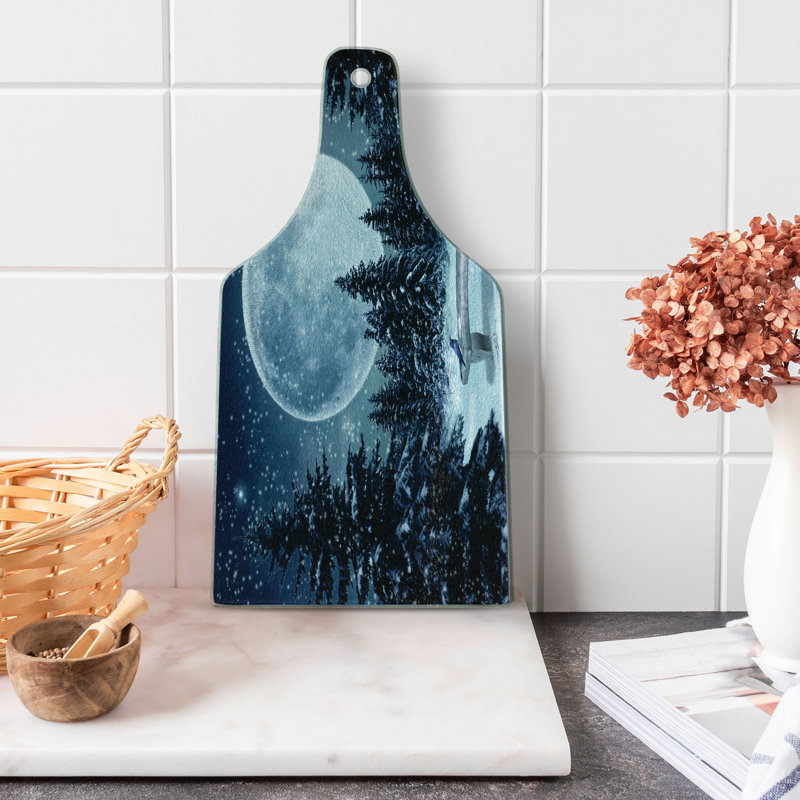 Planche à découper en verre trempé Ambesonne