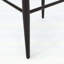 Ensemble de 2 tabourets de bar confortables en tissu gris avec pieds en fer et capacité de poids élevée pour les îlots de cuisine modernes