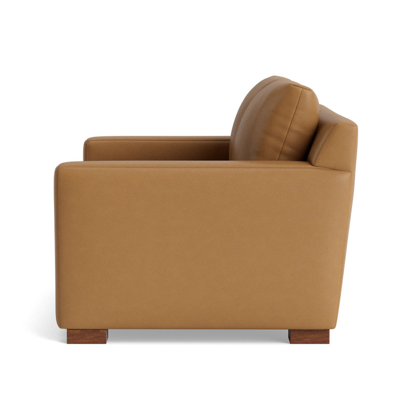 Catalina Leather Loveseat, Leather - Butterscotch