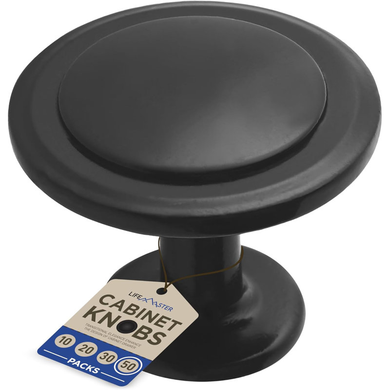 Hall & Closet Round, Black
