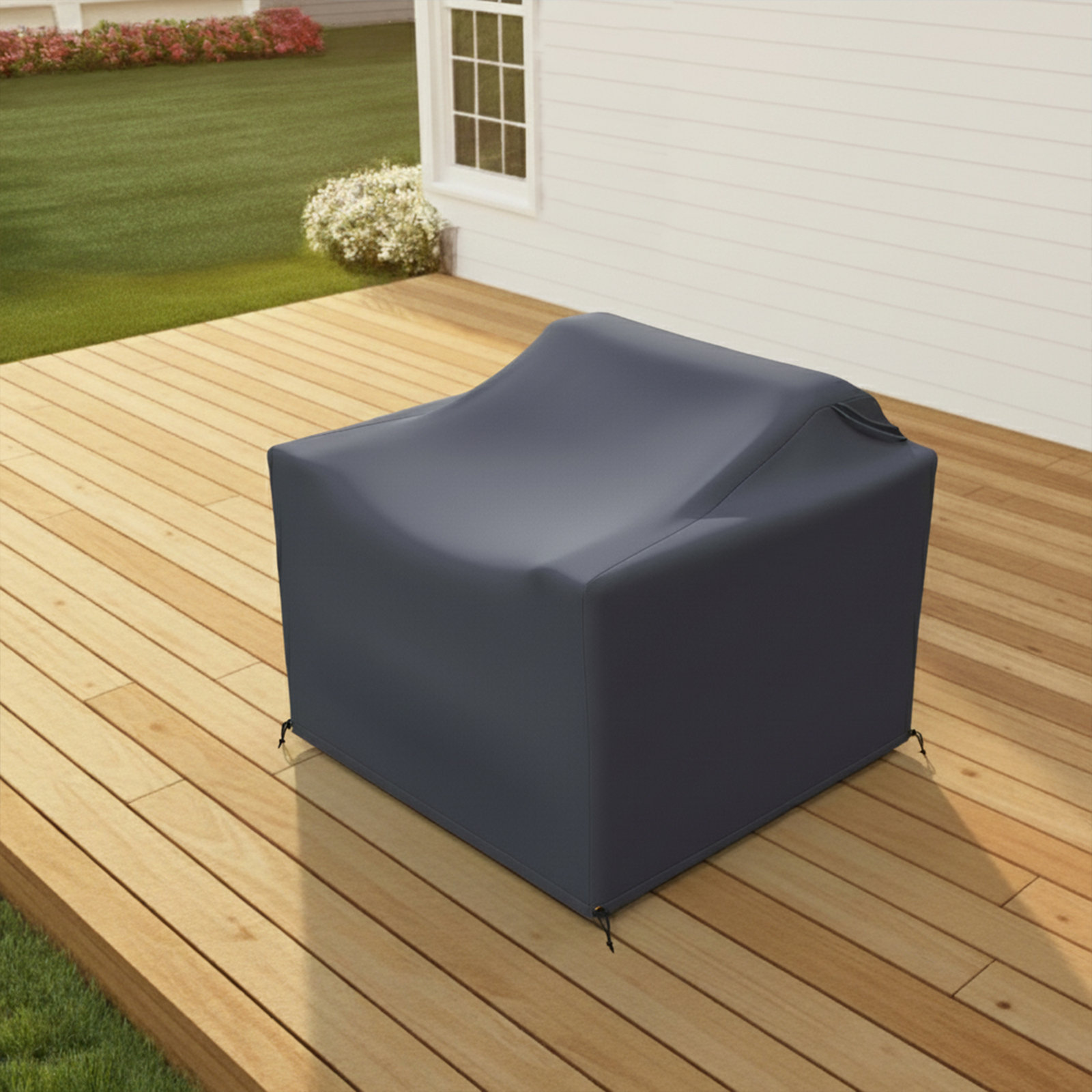 Fritz Swivel Eucalyptus Outdoor Lounge Patio Cover