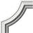 10'' H x 10'' W x 0.75'' D Urethane Panel Moulding Corner