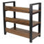 3 Tier Metal & Wood Shelf Shoe Multi Purpose Storage Display Racking Unit-330011559