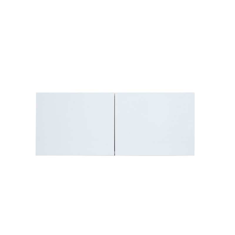 Radiance Radiance Ready to Assemble Slab Wall Bridge Kitchen Cabinet in White Gloss, 12" H x 30" W x 12" D