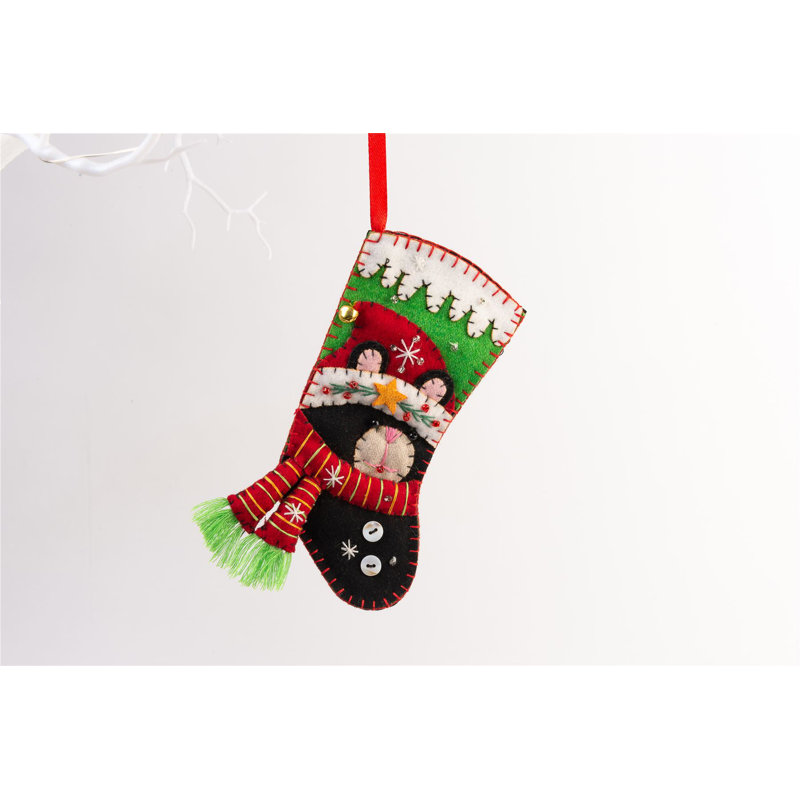15cm Handmade Fabric Animals Holiday Shaped Ornament
