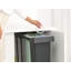 Bac de recyclage en plastique à double compartiment Sort & Go, 2 x 8 gallons (2 x 30 L)