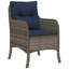6 - Person Patio Dining Set with Rectangular Table-1243835938