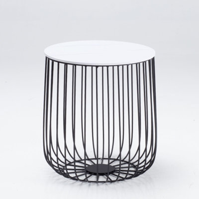 Ardrie Drum Coffee Table with Storage