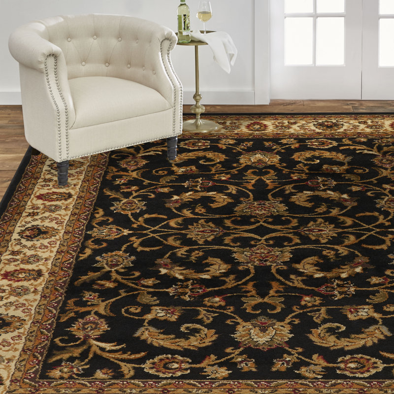Cokeley Oriental Indoor Rug, Rectangle 3'7" x 5'2"