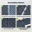Carreaux de terrasse à emboîtement de patio, plastique composite durable, antidérapant et résistant aux intempéries pour une utilisation extérieure et intérieure