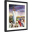 «Christ Calming The Multitude» par English School, reproduction d'art encadrée sur bois-1870937183-1870937181